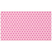 ピンクの《植物》百日草花テーブルクロスの継ぎ目のないパターン テーブルクロス (正面(横))