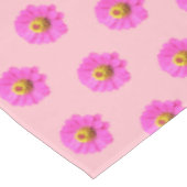ピンクの《植物》百日草花テーブルクロスの継ぎ目のないパターン テーブルクロス (アングル)