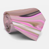 ピンクの、灰色および茶色のタイ ネクタイ (ロール)