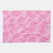 ピンクのACU迷彩柄カモフラージキッガーリーキッチンディッシュタオル キッチンタオル (横)