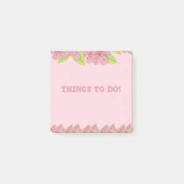 ピンクのAnemonesのPink Post-Itノート ポストイット