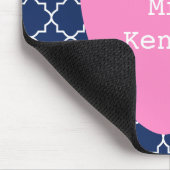 ピンクのApple海軍クローバー マウスパッド (コーナー)