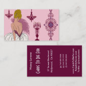 ピンクのBianca -名刺 名刺 (正面/裏面)