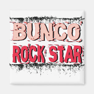 ピンクのbuncoのロックスター マグネット