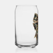 ピンクのcamuflashボウ ガラス缶 (右)