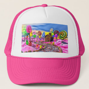 ピンクのCandyland キャップ