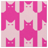 ピンクのCatstooth ファブリック (クローズアップ)