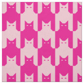 ピンクのCatstooth ファブリック (見本)