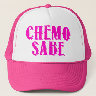 ピンクのChemo Sabeの帽子 キャップ