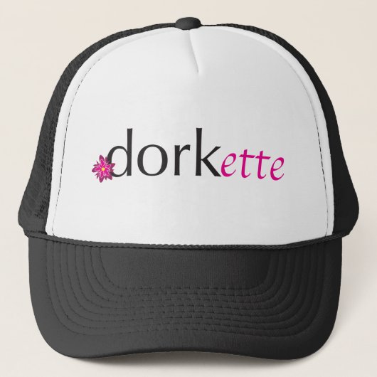 ピンクのDorkette キャップ (正面)