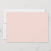 ピンクのGroovyサンタクリスマスガール1st誕生日 サンキューカード (裏面)