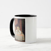 ピンクのInfantaマリアMarguerita マグカップ (正面左)