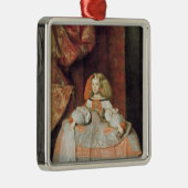 ピンクのInfantaマリアMarguerita メタルオーナメント (右)