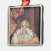 ピンクのInfantaマリアMarguerita メタルオーナメント (左)