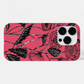 ピンクのiPhoneケースと花 – 色を選択 Case-Mate iPhoneケース (裏面 (横))