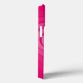 ピンクのiPhoneケース(ハートと名前をカスタムする) Case-Mate iPhoneケース (裏面 / 右)