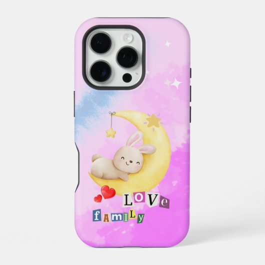 ピンクのiPhone / iPadケース iPhoneケース (裏面)