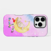 ピンクのiPhone / iPadケース iPhoneケース (裏面横)