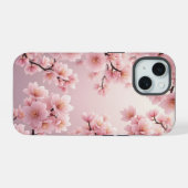 ピンクのiPhone/iPadケース iPhone 15ケース (裏面横)