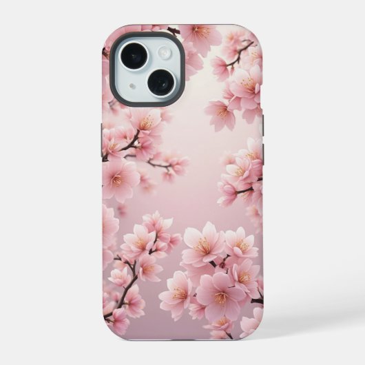 ピンクのiPhone/iPadケース iPhone 15ケース (裏面)