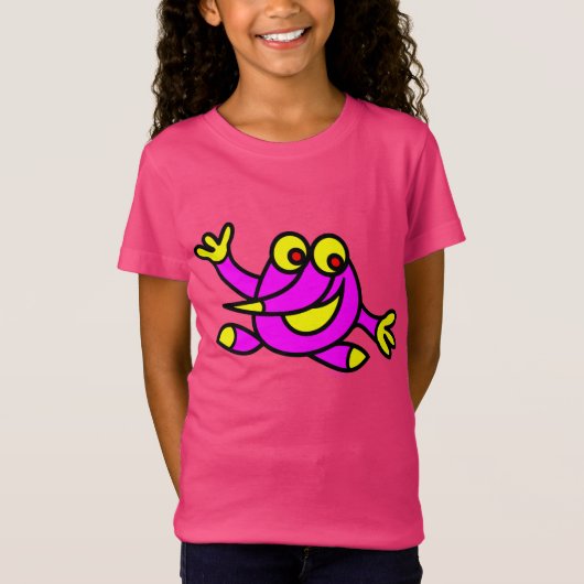 ピンクのJangoファッション創作Tシャツ Tシャツ (正面)