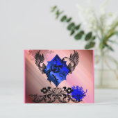 ピンクのLeBeau ポストカード (スタンド正面)