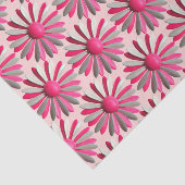 ピンクのMODデイジーフラワー春の夏のベイビーシャワー 薄葉紙 (詳細)