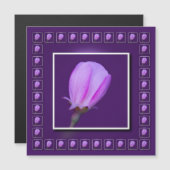 ピンクのnパープル春花磁気カード (正面/裏面)