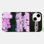 ピンクのNISSAN GTRフォンケース Case-Mate iPhoneケース (裏面 (横))