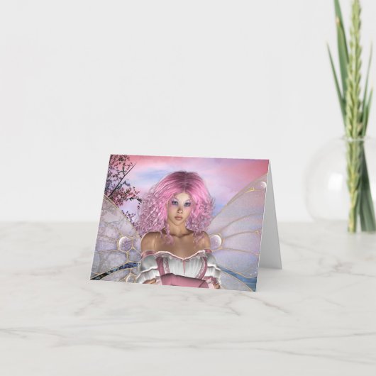 ピンクのnotecard カード (正面)