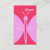 ピンクのpapillon 名刺 (裏面)