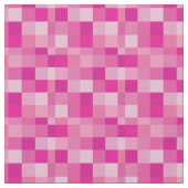 ピンクのPixelatedパターン|ゲーマー ファブリック (クローズアップ)