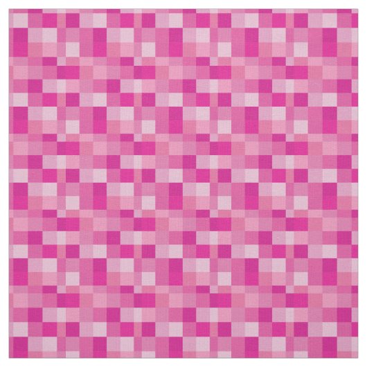 ピンクのPixelatedパターン|ゲーマー ファブリック (見本)