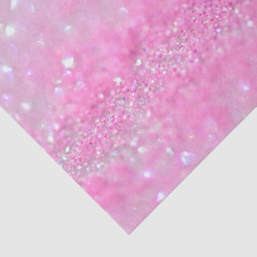 ピンクのRosegoldの輝きの女の赤ちゃんのグリッター 薄葉紙 (詳細)