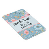 ピンクのSave the Date マグネット (右側)