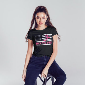 ピンクのTシャツをバック Tシャツ