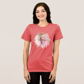 ピンクのTシャツ トライブレンドＴシャツ (正面全面)