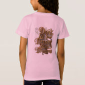 ピンクのTシャツ Tシャツ (裏面)