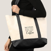 ピンクのToDoリストとコーヒーを飲もう トートバッグ