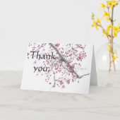 ピンクのtouch葉の カード (黄色い花)