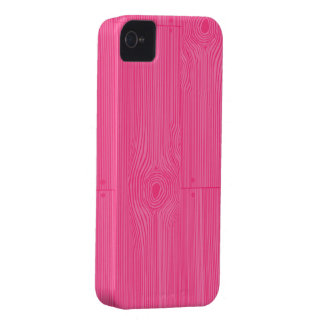 ピンクのwoodgrain Case-Mate iPhone 4 ケース