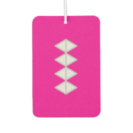 ピンクはっきりしたと白 カーエアーフレッシュナー