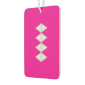 ピンクはっきりしたと白 カーエアーフレッシュナー (左)