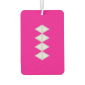 ピンクはっきりしたと白 カーエアーフレッシュナー (裏面)