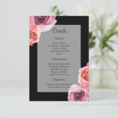 ピンクはっきりしたと紫の春バラ エンクロージャーカード (スタンド正面)