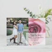 ピンクはっきりしたと紫の春バラ セーブザデート (スタンド正面)