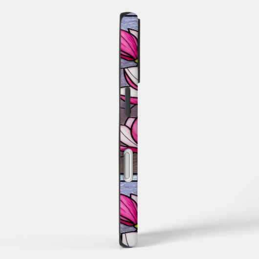 ピンクはっきりしたのマグノリアスのステンドグラス幻想 Case-Mate iPhoneケース (裏面 / 右)