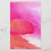 ピンクはっきりしたウォーターカラーラッシュエクステンションサロン チラシ (裏面)