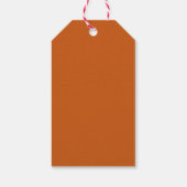 ピンクはっきりしたオレンジレッドレトログルーヴィディスコ結婚ズ ギフトタグ (裏面)