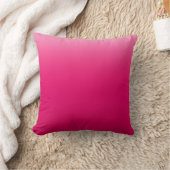 ピンクはっきりしたグラデーションデザイン クッション (ブランケット)